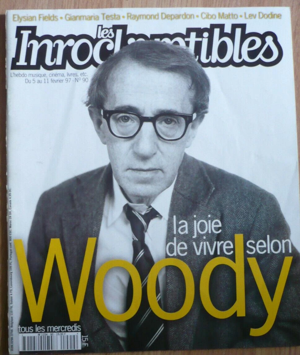 LES INROCKUPTIBLES N° 90 - du 5 fev.. au 11 fev. 1997 - Woody Allen,